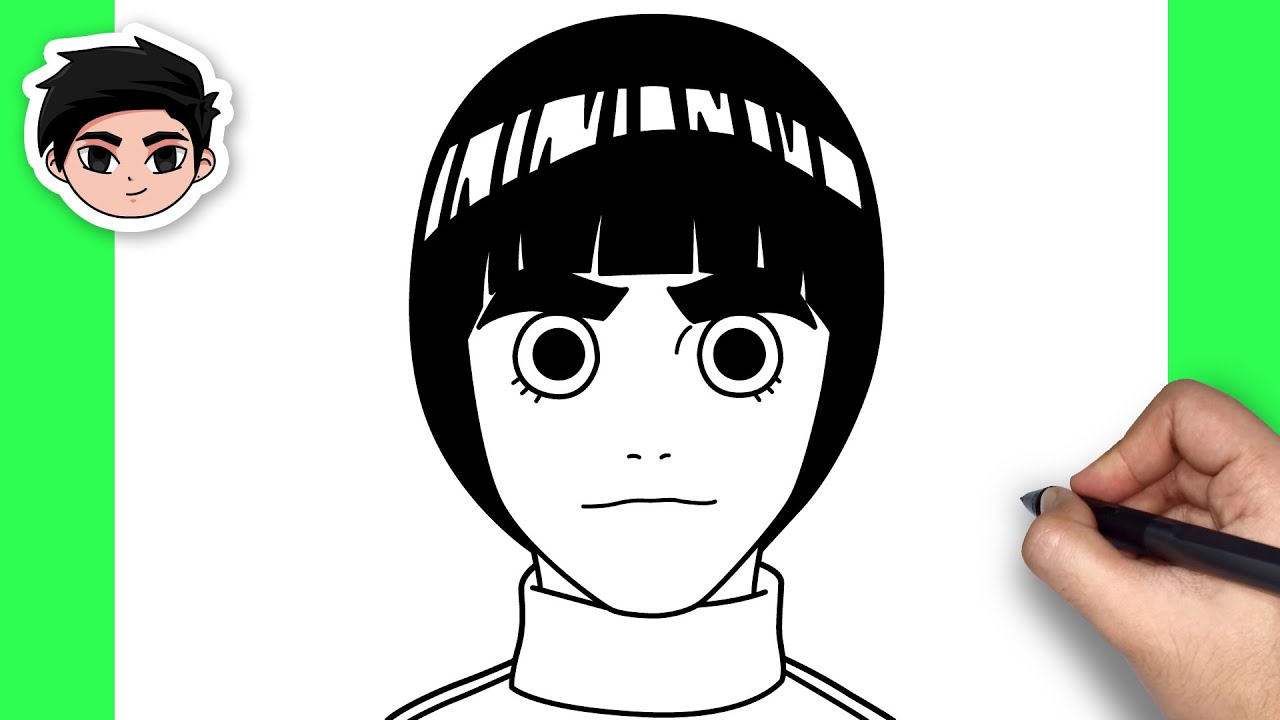 How To Draw Rock Lee | Naruto - Easy Step By Step