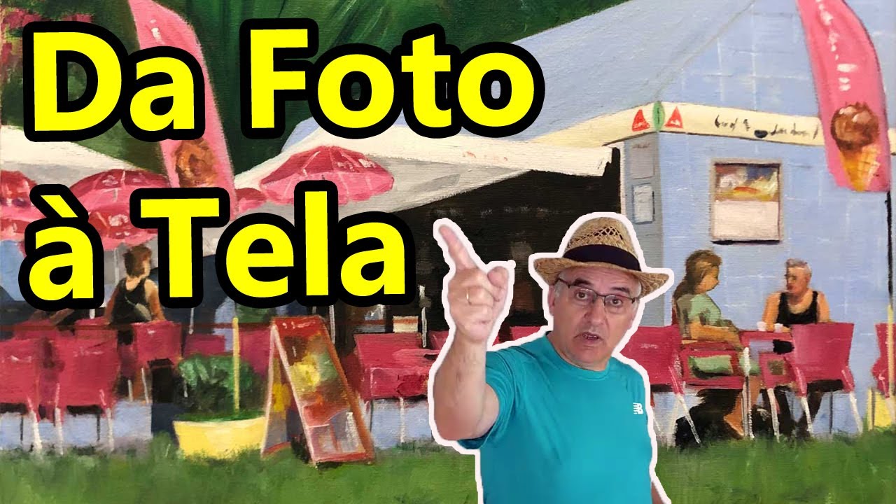 Pintura a óleo passo a passo para iniciantes - Café jardim,  Cacem