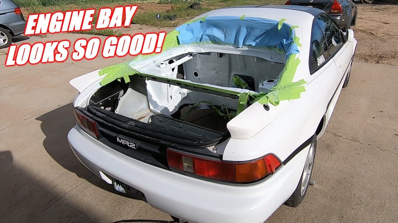 Engine Bay On The Mr2 Came Out Great!