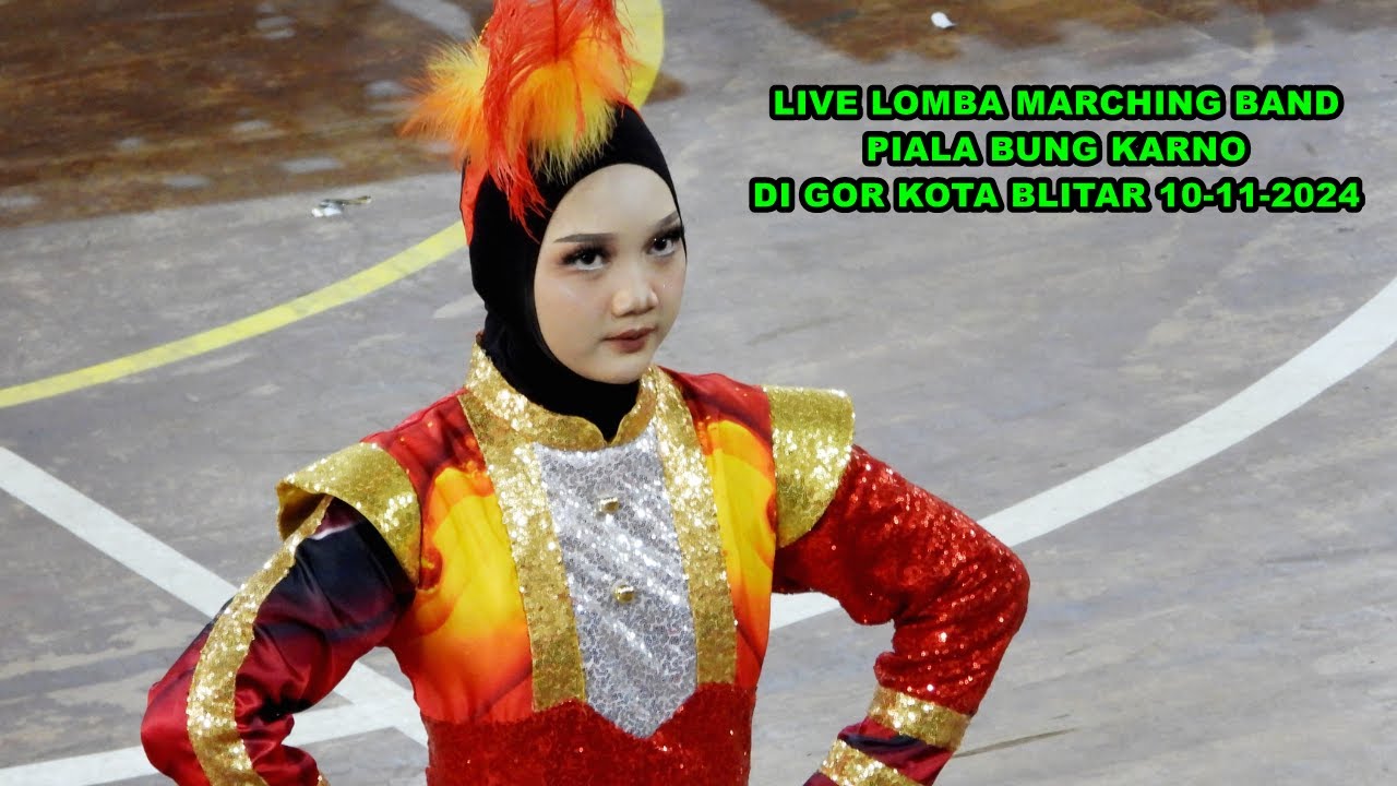 LIVE LOMBA MARCHING BAND PIALA BUNG KARNO DI GOR KOTA BLITAR 10-11-2024