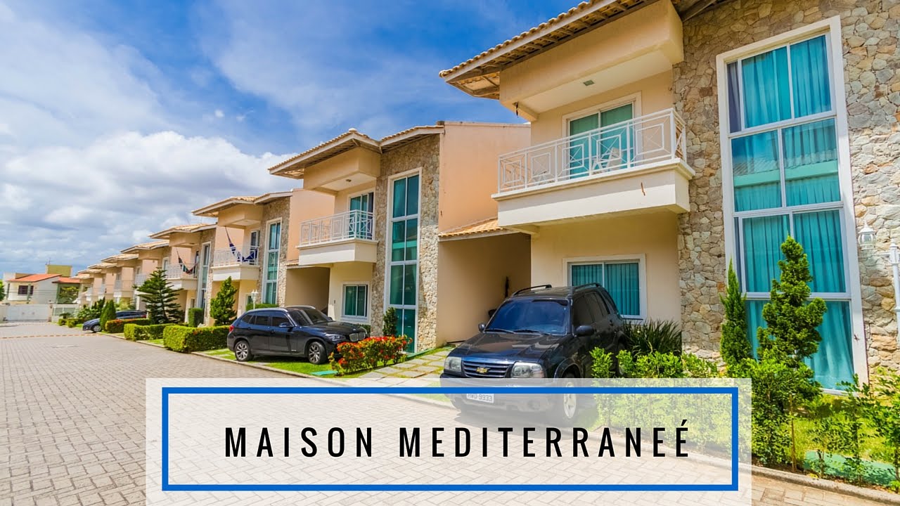 MAISON MEDITERRANEE - CASA DUPLEX EM CONDOMINIO FECHADO NA AGUA FRIA EM FORTALEZA CEARA