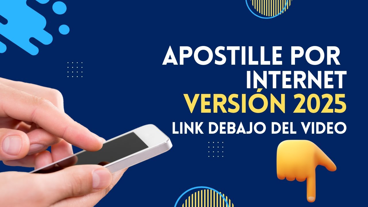 Apostilla por internet