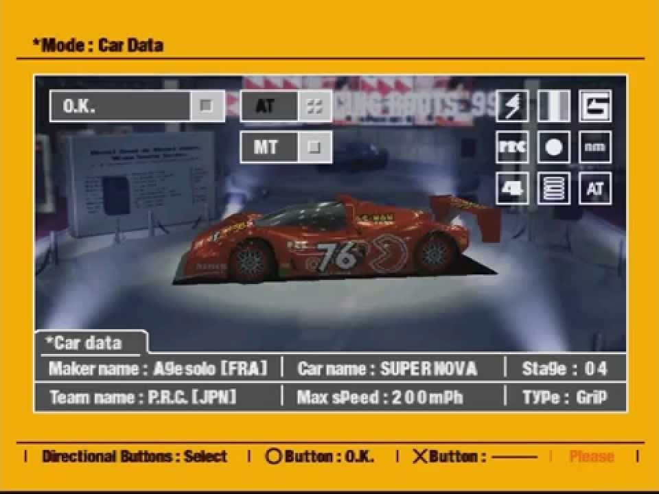 Ridge Racer Type 4 (PS1) - Perfect Grand Prix with P.R.C. / Age Solo