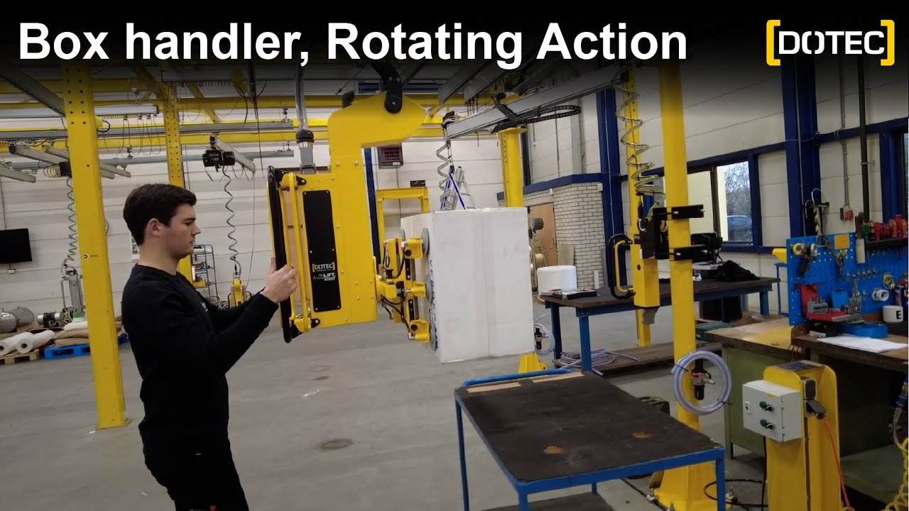Box handler Rotating Action - Dotec