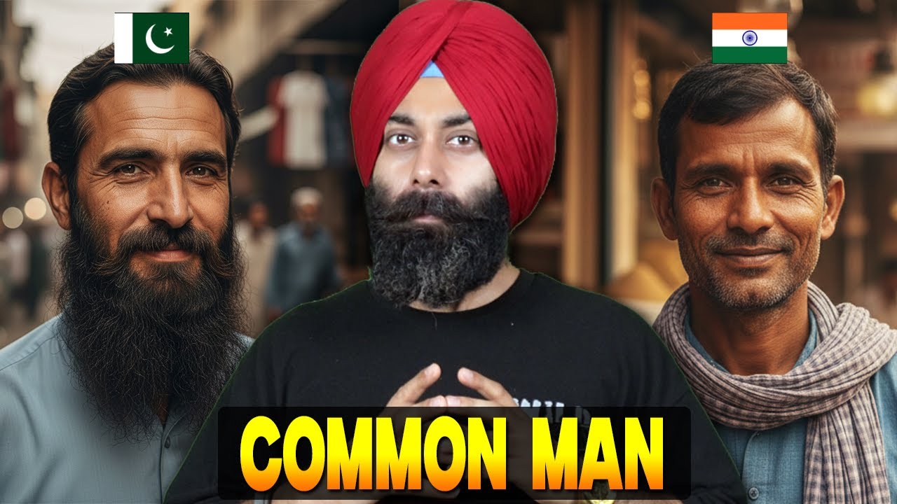 Indian Common man vs Pakistani Common man (ft.foreigner)