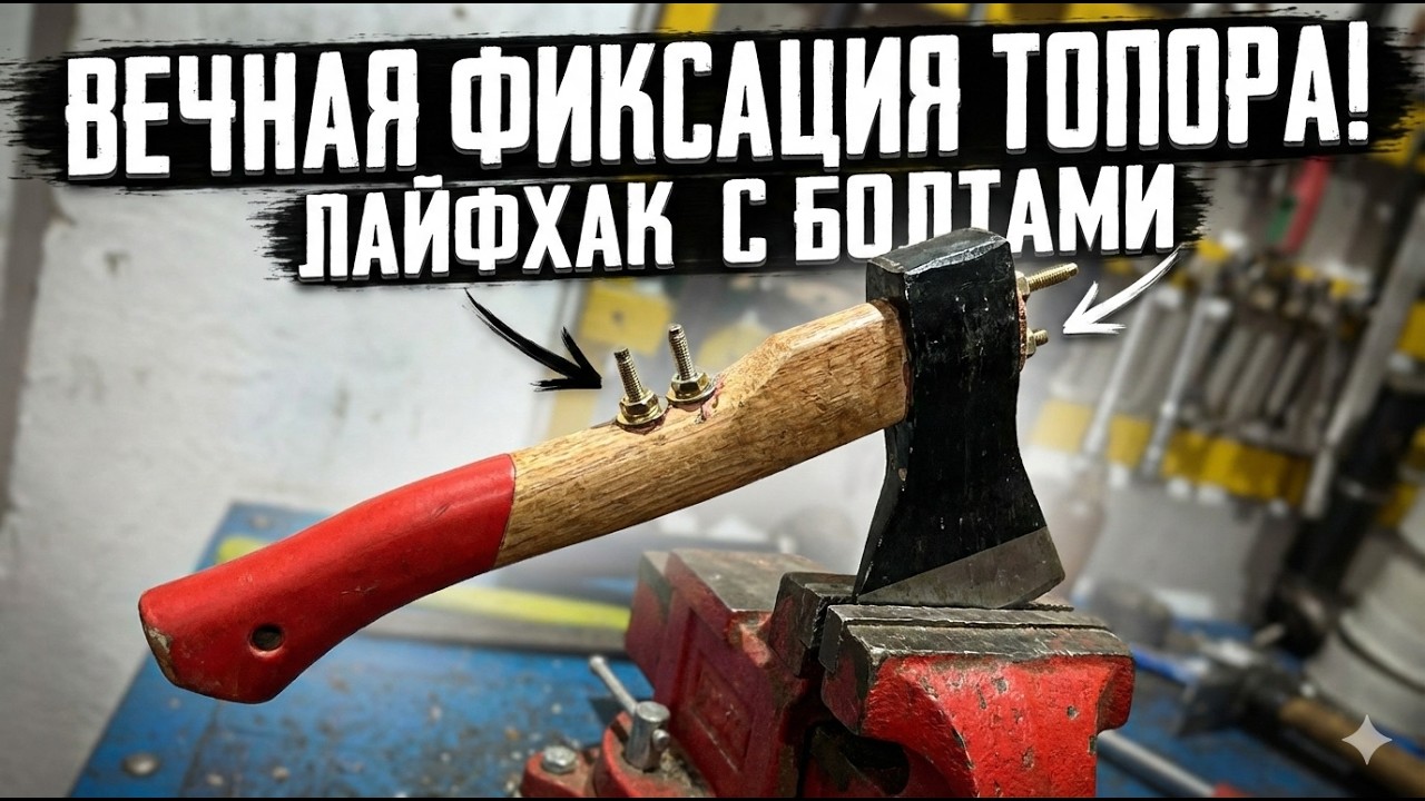 ЗАЧЕМ я ЗАБИВАЮ АНКЕР в ТОПОР? Гениальный дедовский лайфхак!