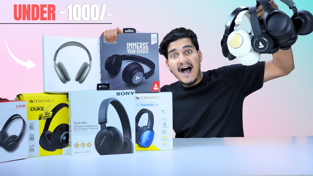 Top 5 best Headphones under 1000 in India 2025 | best gaming headphones under 1000 rs 2025⚡️⚡️