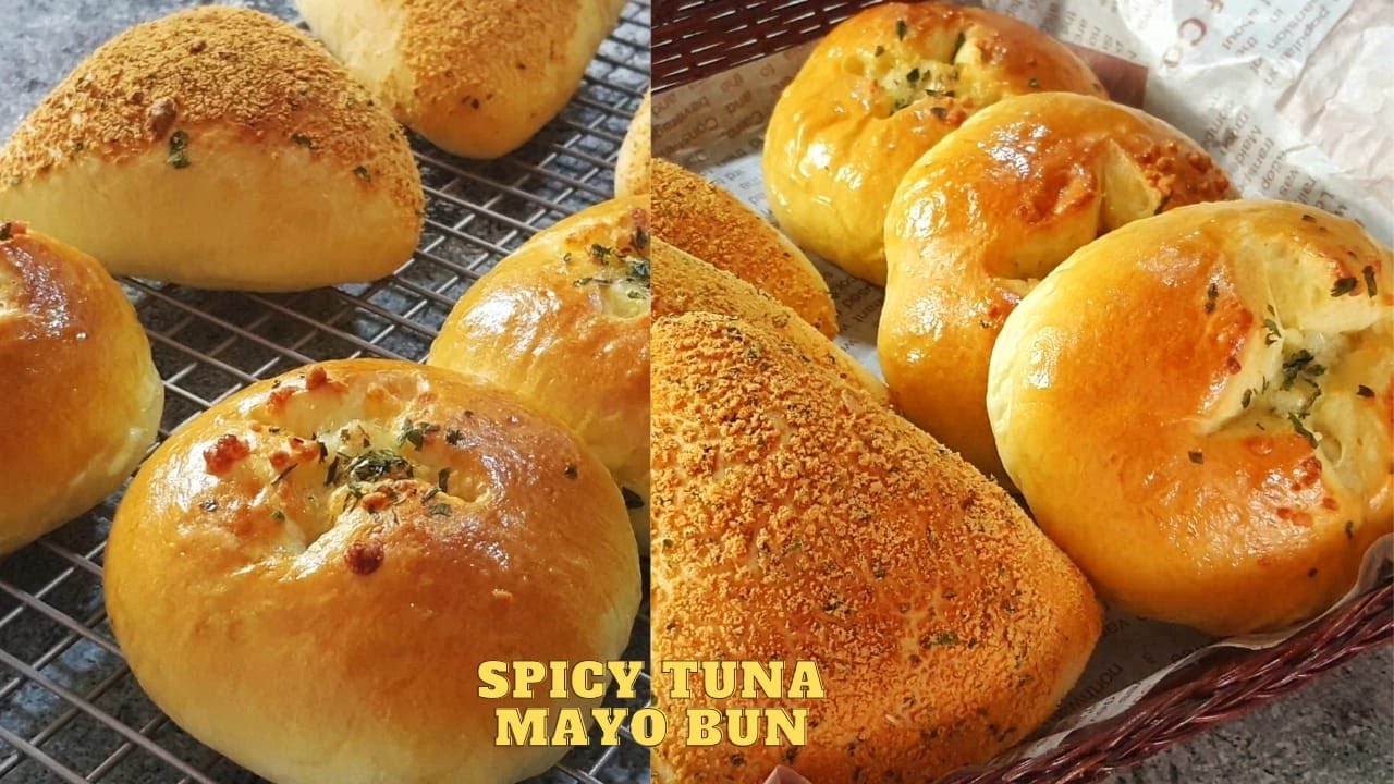 Roti Tuna Mayonis Pedas | Spicy Tuna Mayonis Bun