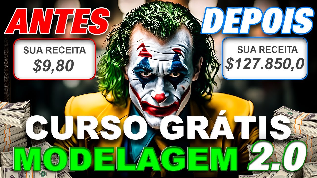 Modelagem Canal Dark 2.0 l Curso Gr&aacute;tis de Modelagem para Canal Dark Passo a Passo