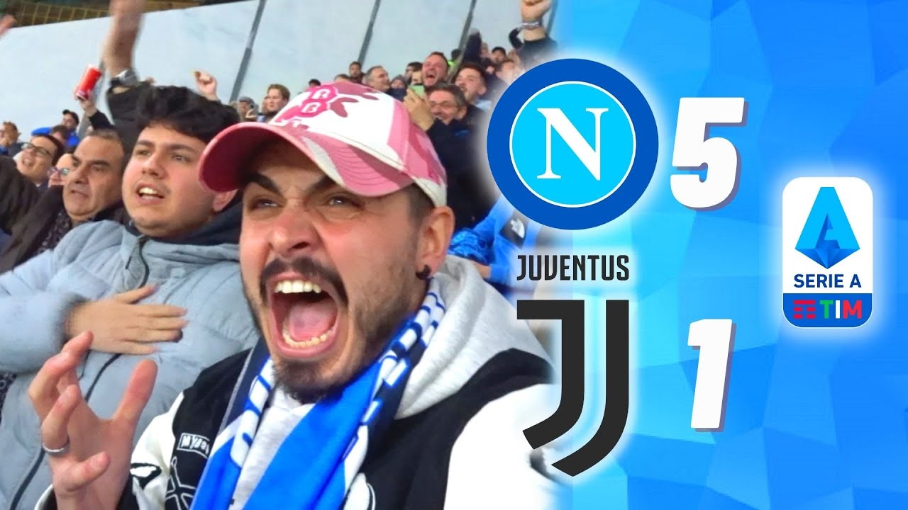 😍🔥DEMOLITI!!! NAPOLI-JUVENTUS 5-1 | LIVE REACTION NAPOLETANI AL MARADONA HD