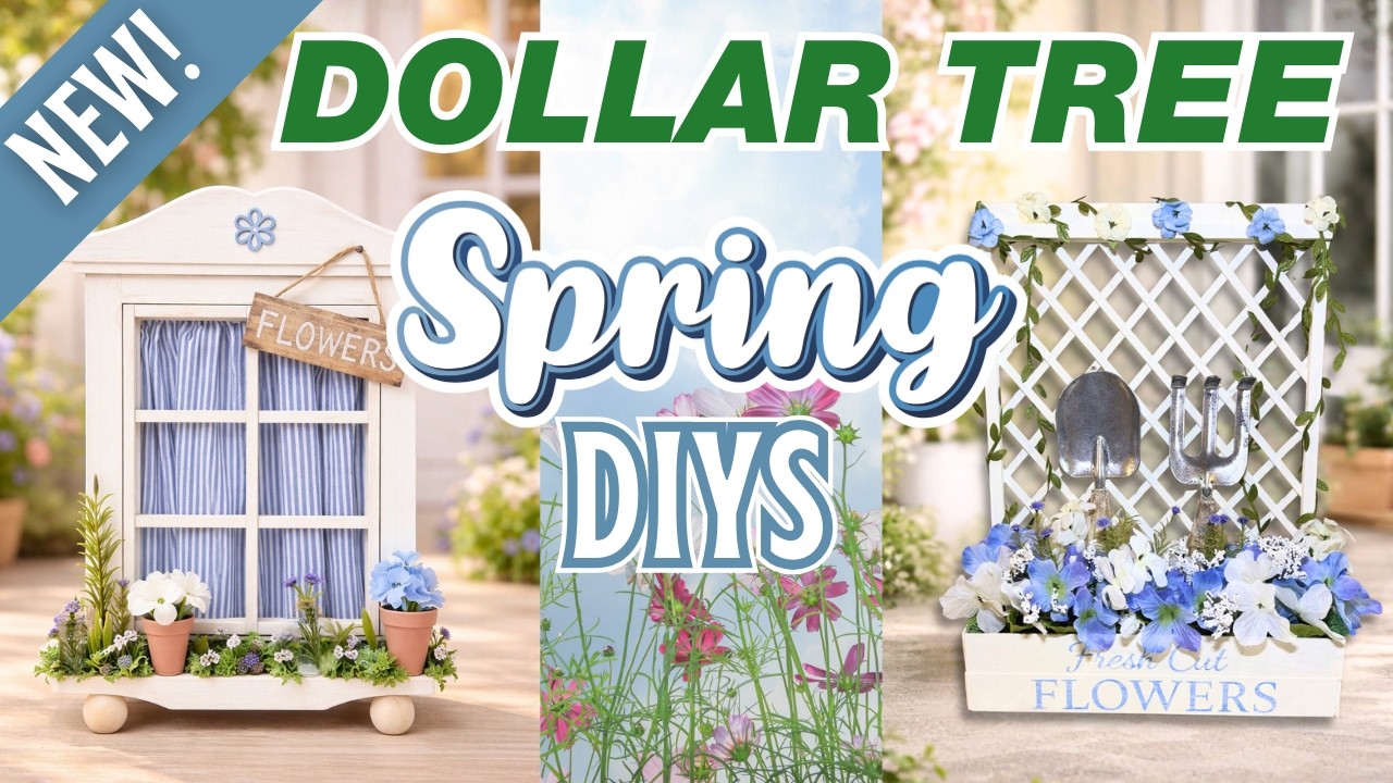 NEW Spring Garden Dollar Tree DIYs That Look Boutique 🌸