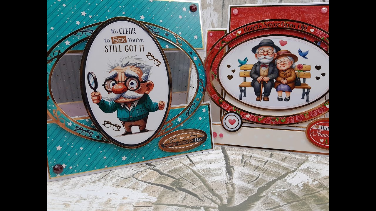 Crafting with Hunkydory's Golden Oldies -  Hearts Never Grow Old