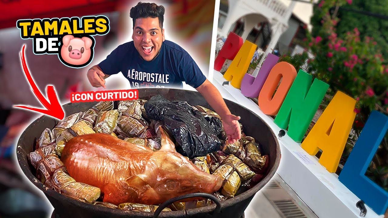‼️NUNCA HABÍAMOS PROBADO ESTOS TAMALES en El Salvador  😳 *San Antonio Pajonal*