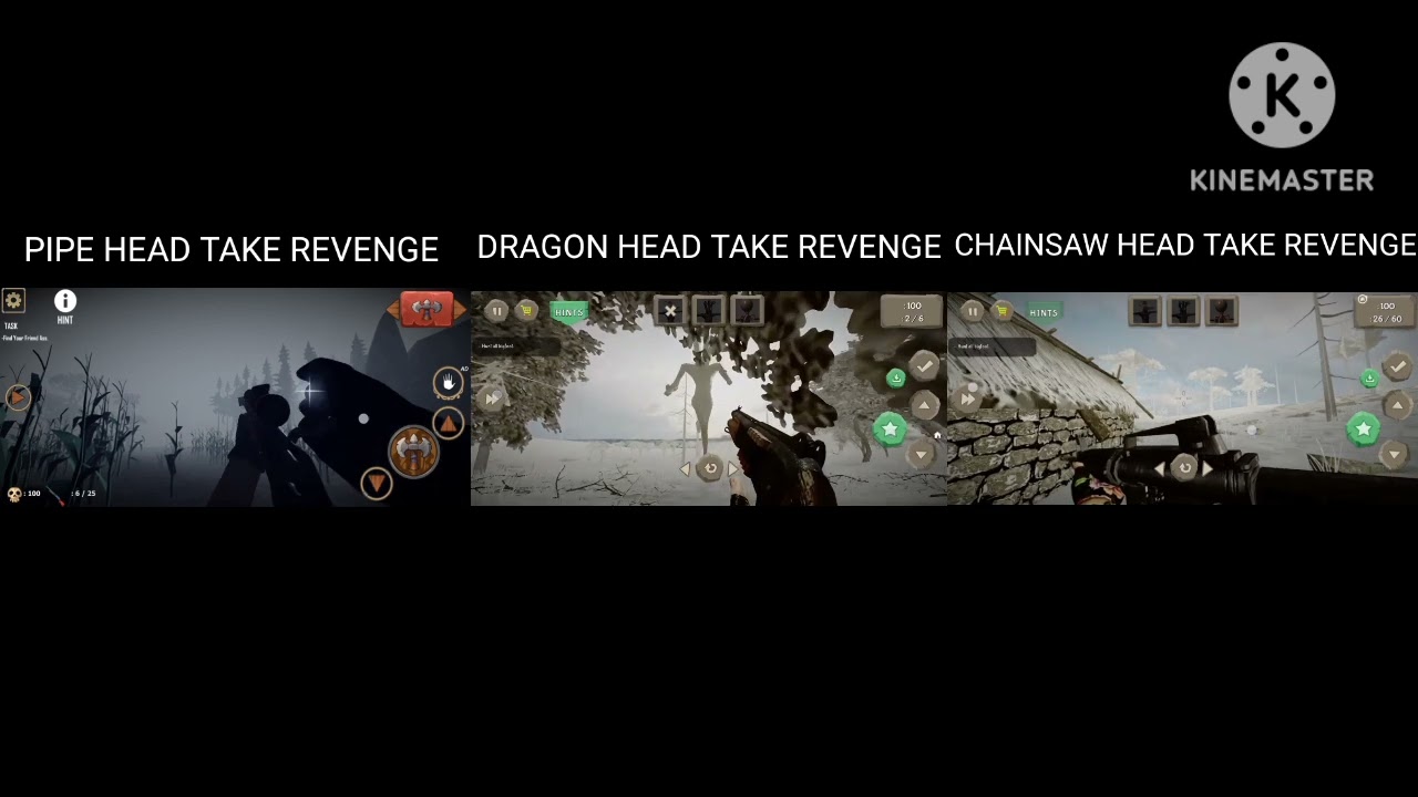 Pipe Head Take Revenge Vs Dragon Head Take Revenge Vs Chainsaw Head Take Revenge