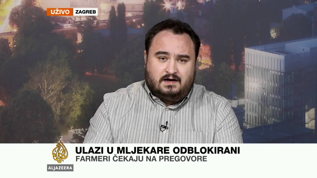 Damir Novotny o protestima hrvatskih mljekara - Al Jazeera Balkans