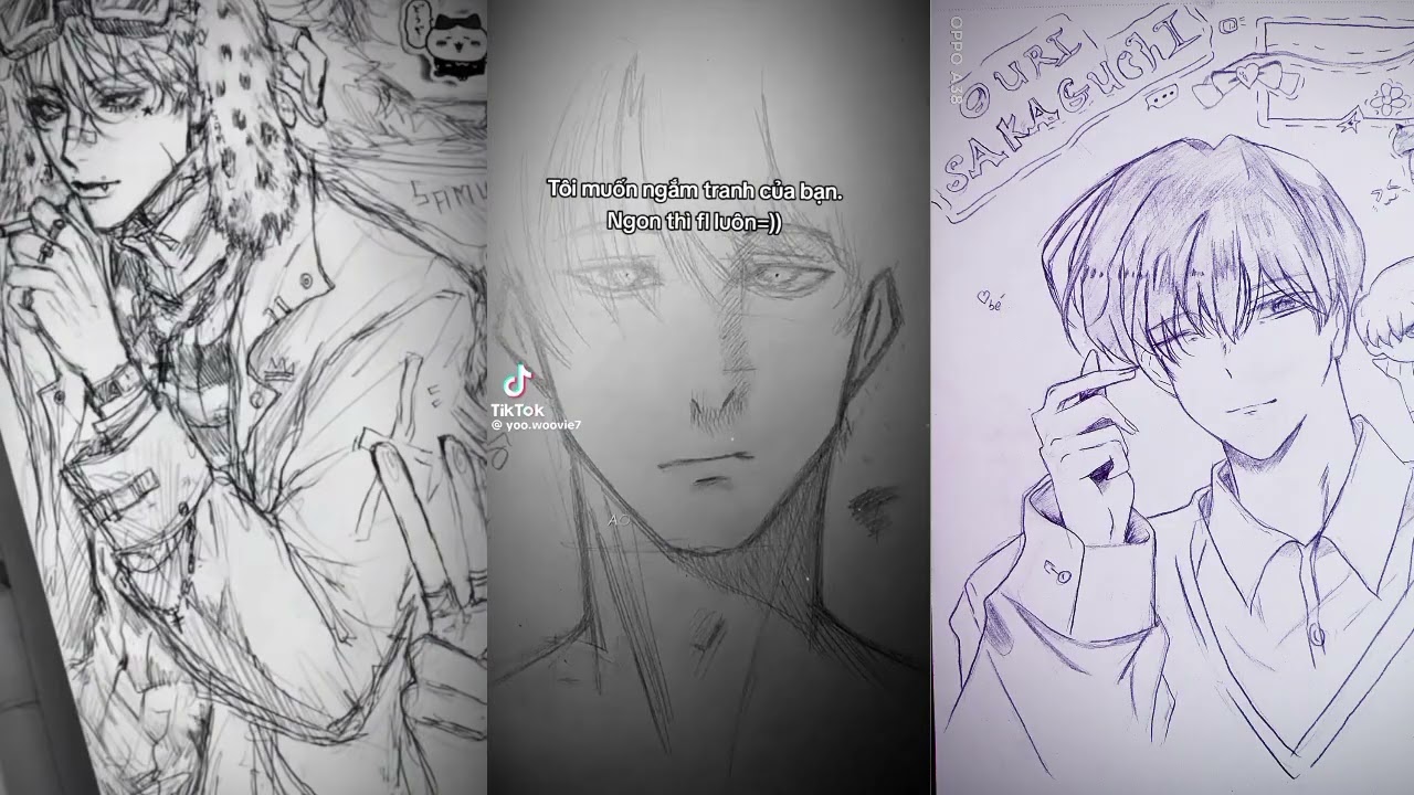 [//Tổng hợp//] tranh của các đại thần art🩷#art #drawing #dra #fanart #anime #artist #doodle 