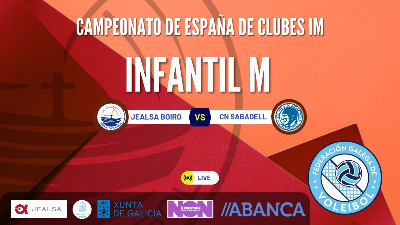 Jealsa Boiro Voleibol 🆚 Club Natacio Sabadell | Infantil M | Campionato de España IM 2024