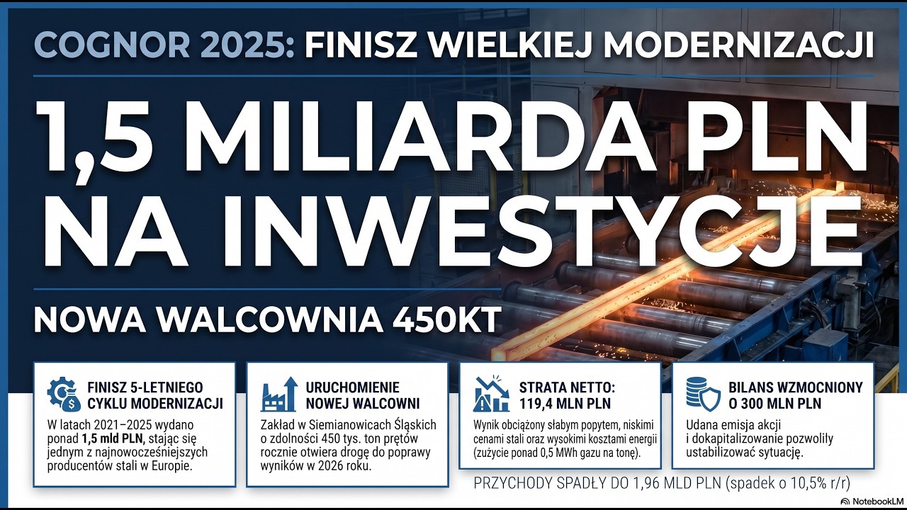 Krwawa transformacja stalowego giganta &ndash; Analiza Cognor S.A. po wynikach 2025