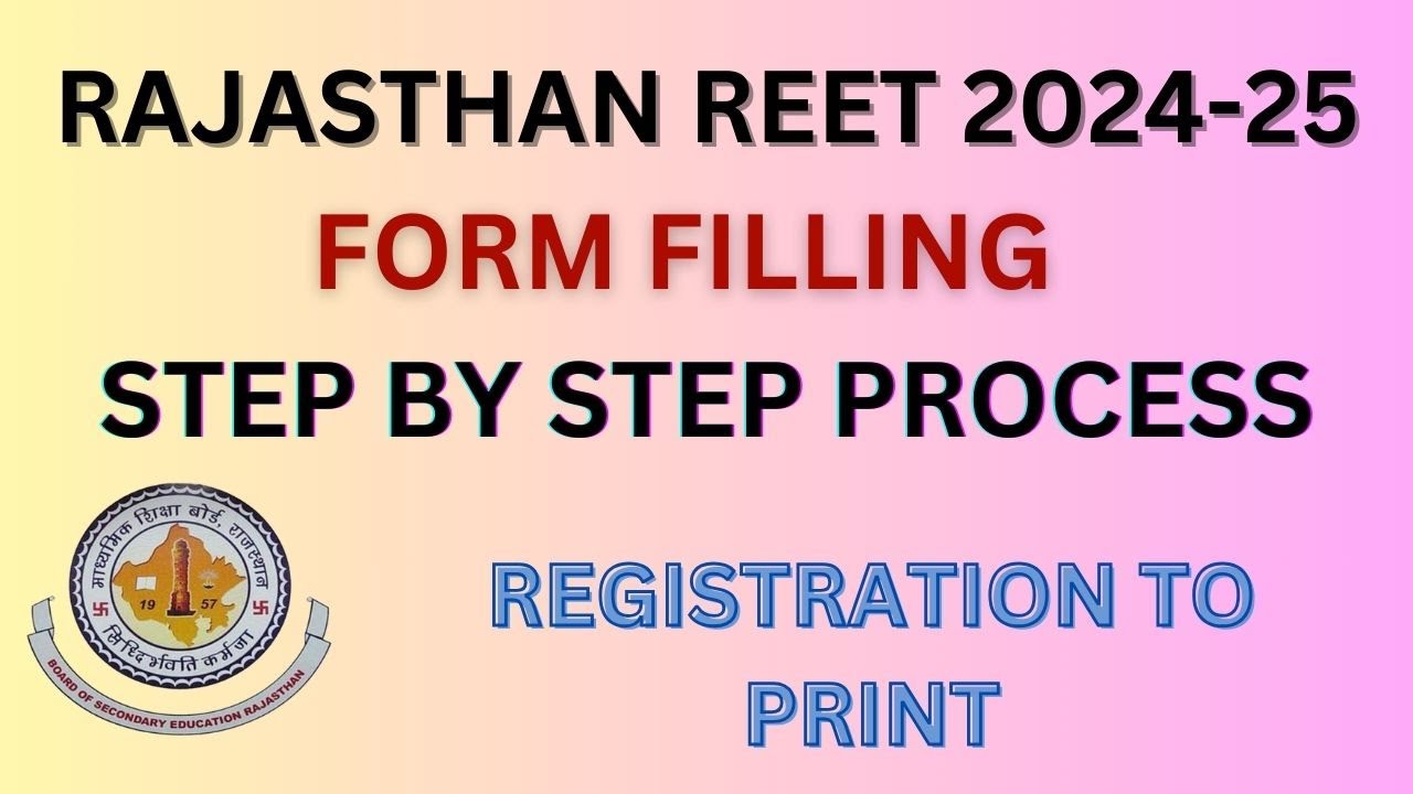 REET online form filling process 2024 &brvbar;&brvbar; REET 2024 form kse bhre || step by step guide ||