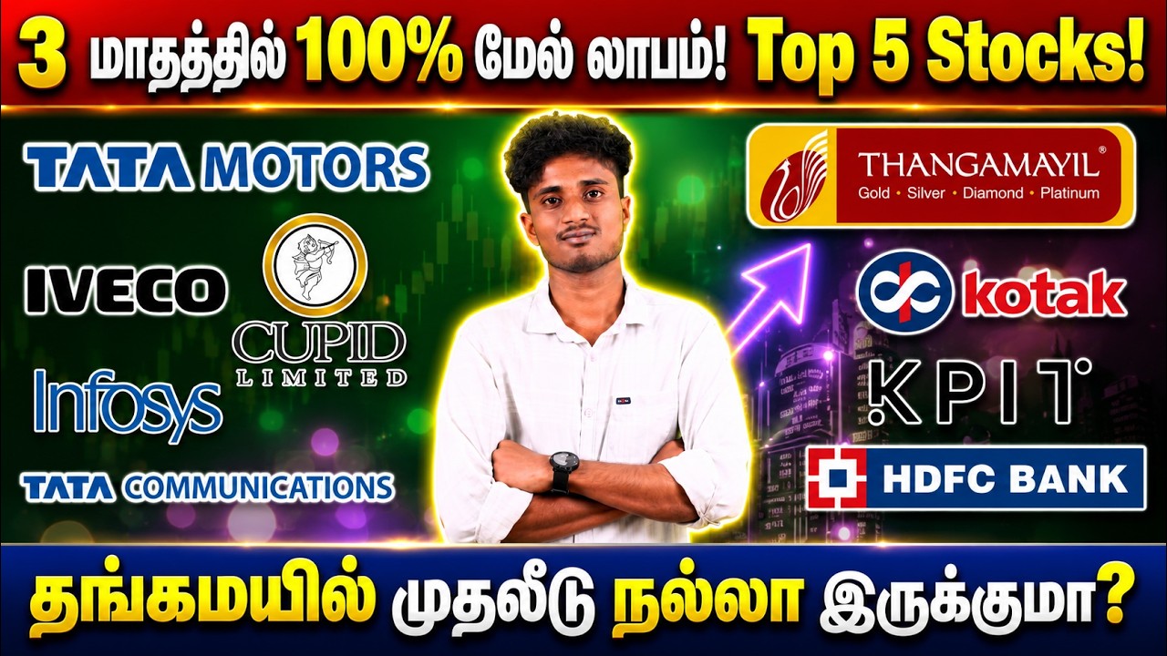 எதிர்காலம் நல்ல தான் இருக்கு - ஆனால் இப்போ Costly பா!!! Thangamayil, Cupid, Kpit, Dixon Sharesupdate
