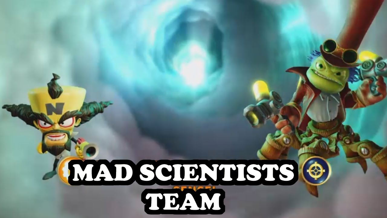 Skylanders Imaginators - Dr. Neo Cortex & Dr. Krankcase GAMEPLAY - MAD SCIENTISTS TEAM