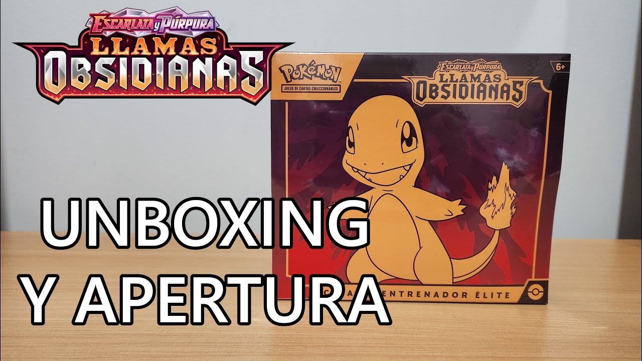 Pokémon TCG Llamas Obsidianas ETB (Obsidian Flames) Unboxing y Apertura sobres