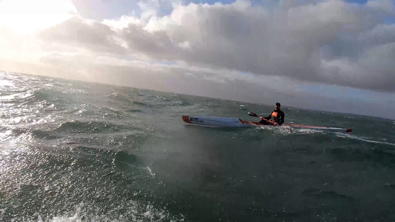 Surfski Downwind - Howling Southerly!