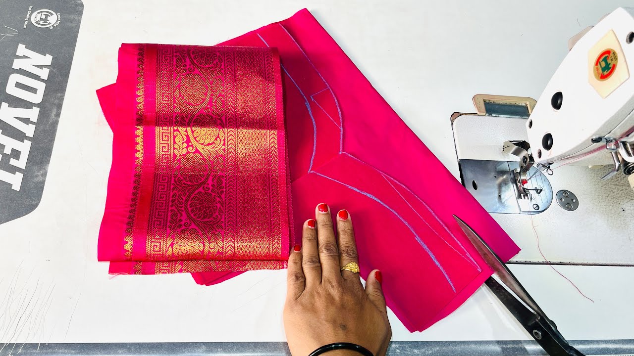 Paithani saree blouse designs||cutting and stitching blouse back neck designs|blouse ka new designs