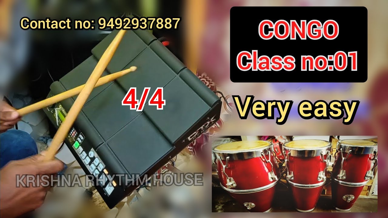 CONGO class no:01 (4/4 or 2/4) Viral beat