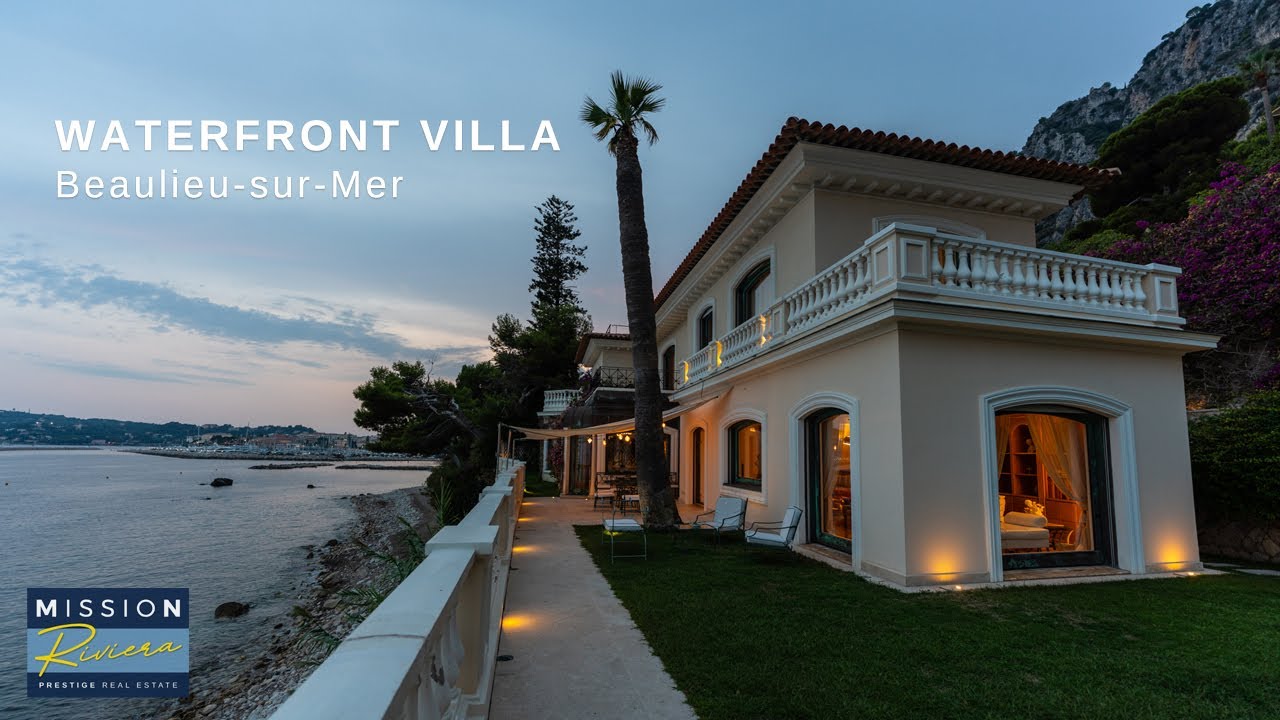 'Pieds dans l'eau' waterfront luxury villa - Beaulieu-sur-Mer