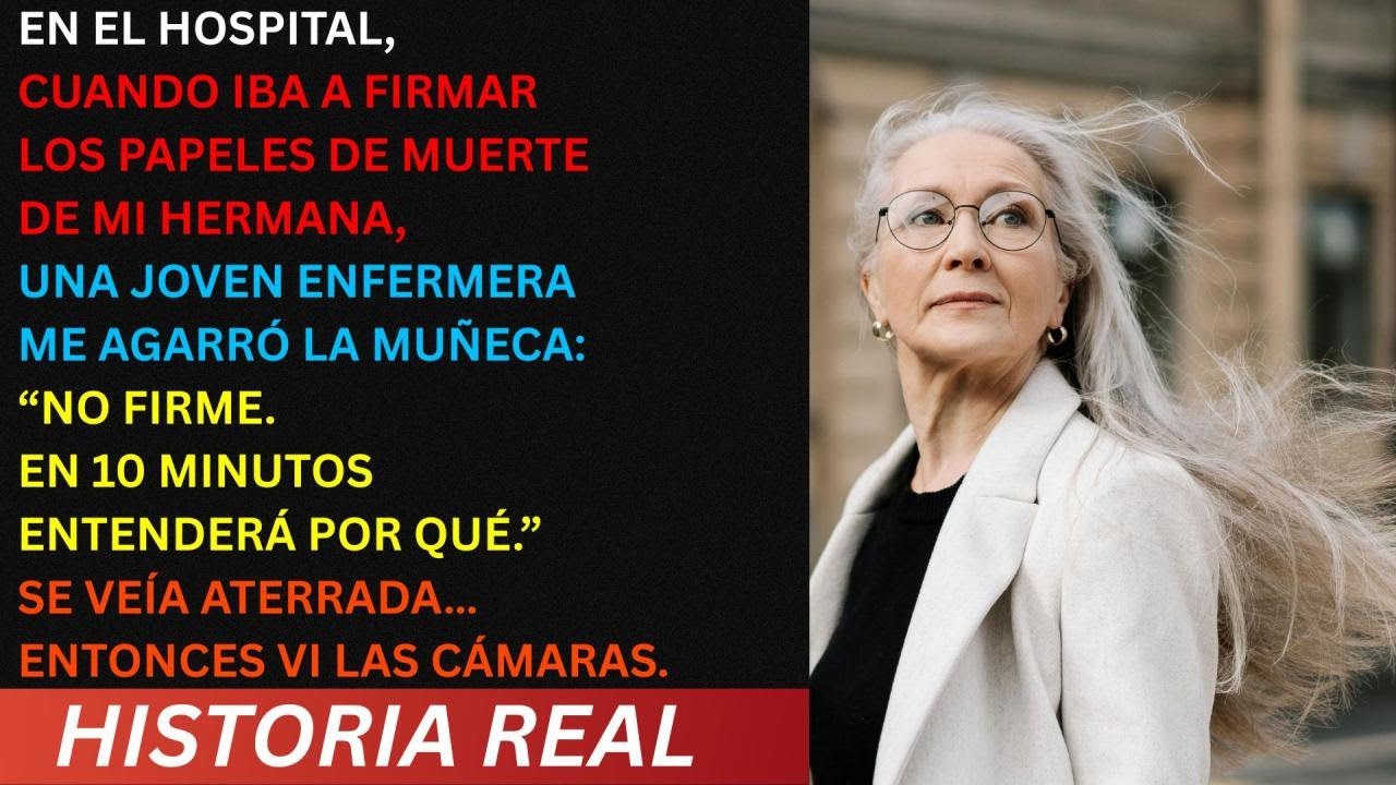 No firmes nada… confía en mí” susurró aterrada la enfermera