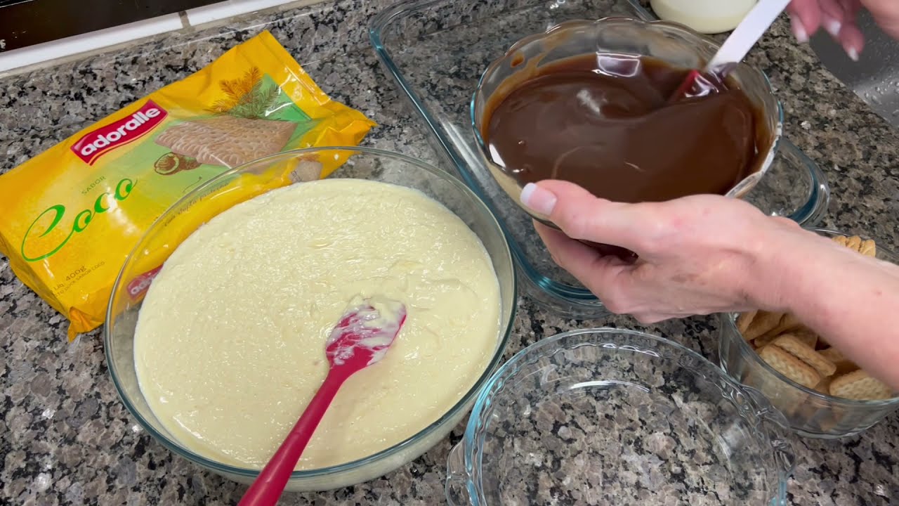 O MELHOR PAVÊ DO MUNDO - LEITE NINHO COM GANACHE MEIO AMARGO - a sobremesa perfeita