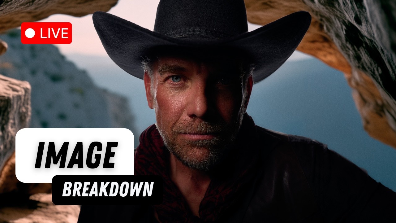 How to Light a Cinematic Western Portrait | Complete Lighting & Editing Tutorial