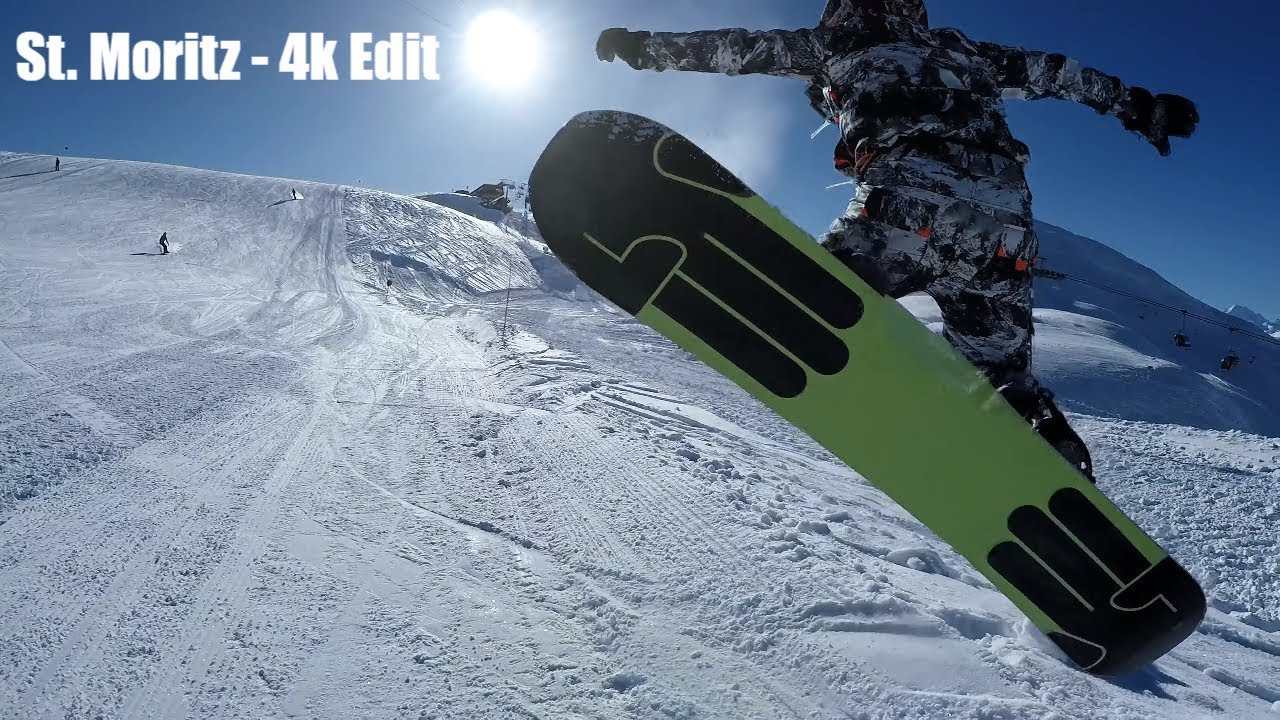 Snowboarding St. Moritz 2018 - 4k Edit