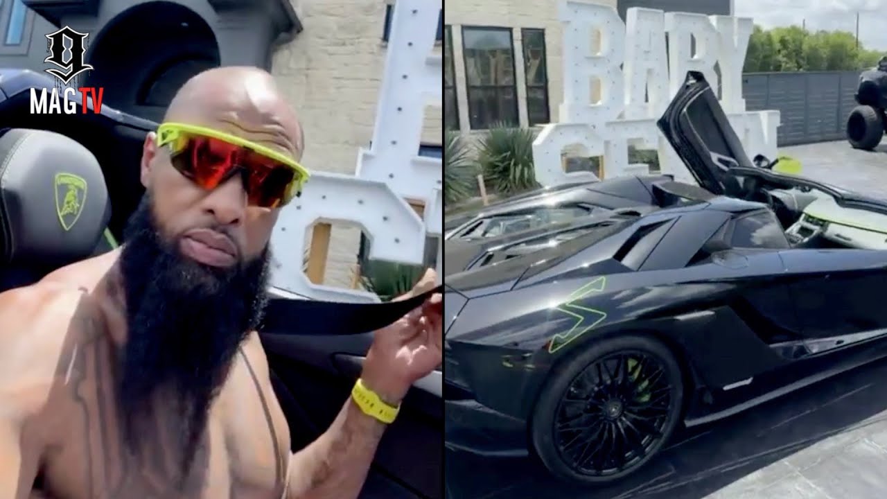 Slim Thug Host Baby Shower At His Suburban Mansion! 🏡