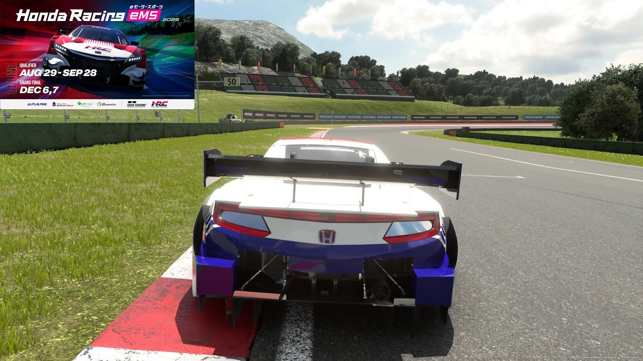 GT7 | Honda Racing eMS 2025 | Autodrome Lago Maggiore - Full Course | Honda NSX-Concept GT | Onboard