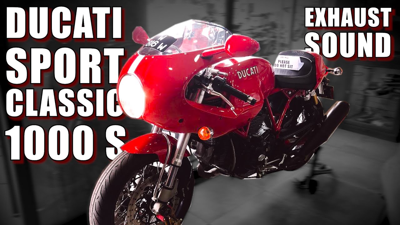 SUPER RARE Ducati Sport Classic 1000 S Sound & Revs | Low Mileage Rare Bike