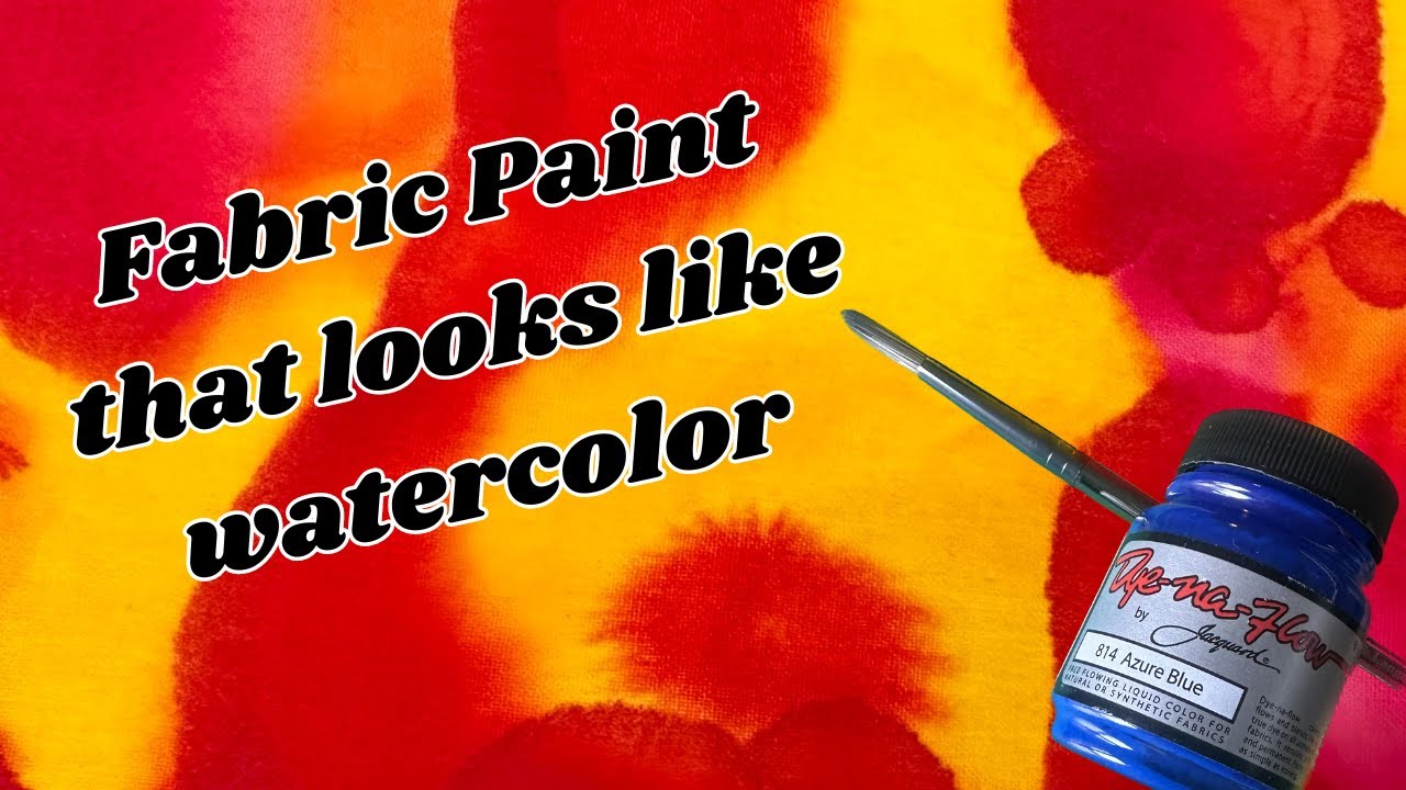 Transform Ordinary Fabrics into Watercolor Masterpieces with Fabric Paint