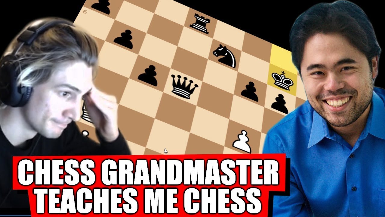 Super Chess Grandmaster Hikaru Nakamura Teaches xQc How to Play Chess | xQcOW