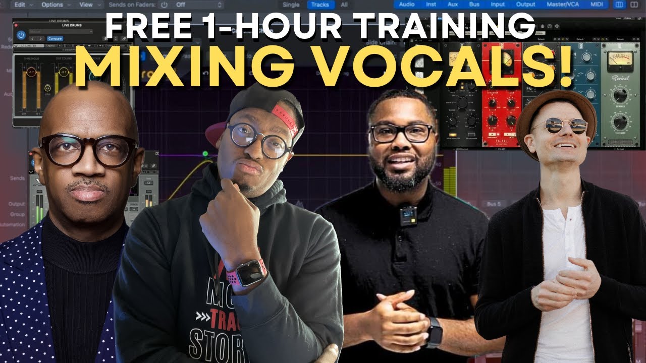 1-Hours + of FREE Mixing Vocal Training from Top Producers/Engineers!