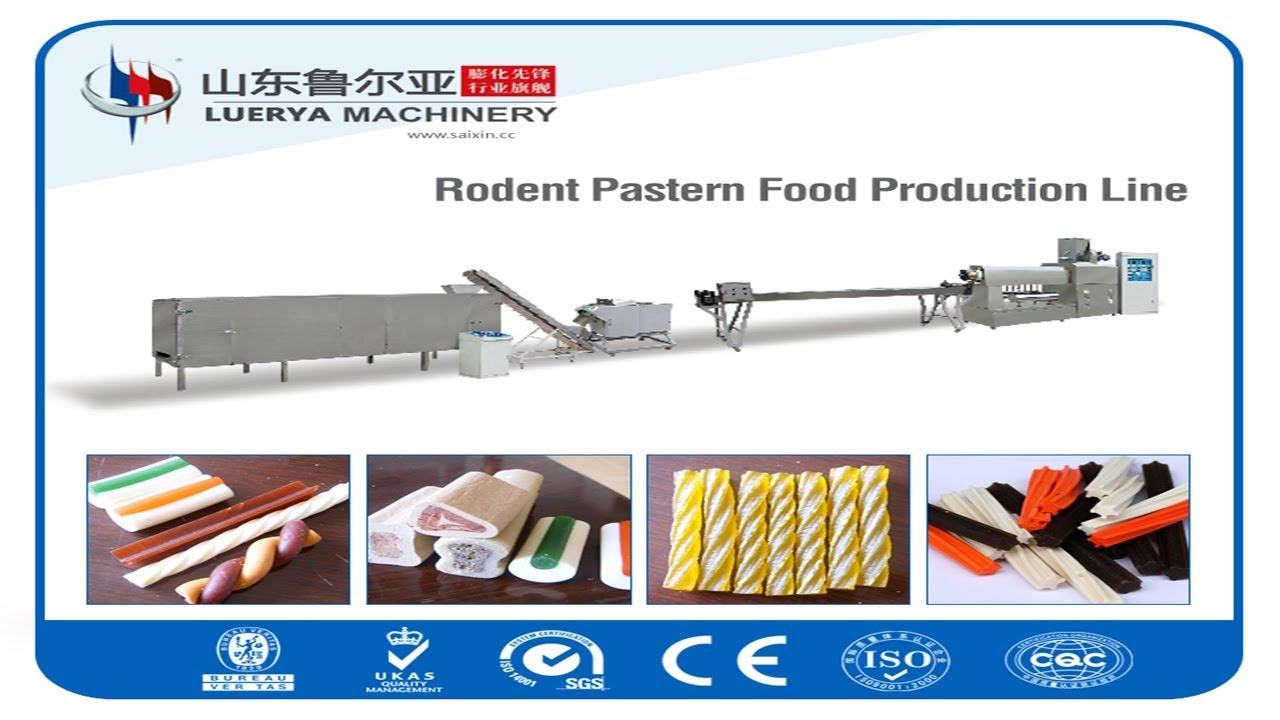 Dog chewing snacks production line