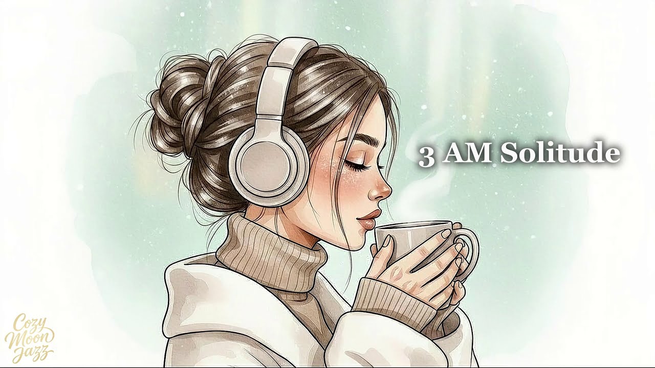 3 AM Solitude ☕ Soft Jazz Ballads | Cozy Moon Jazz