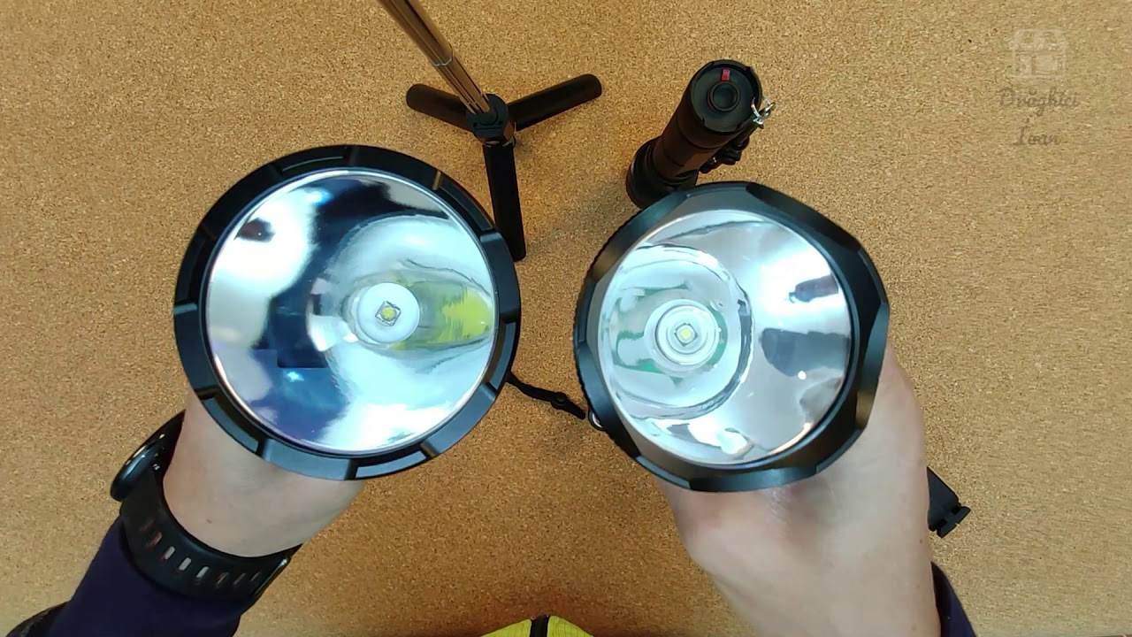 ASTROLUX FT03 vs CREE P50 PROIECTOR / XHP160 prima lanterna,,de firma'' comparata cu cele chinezesti