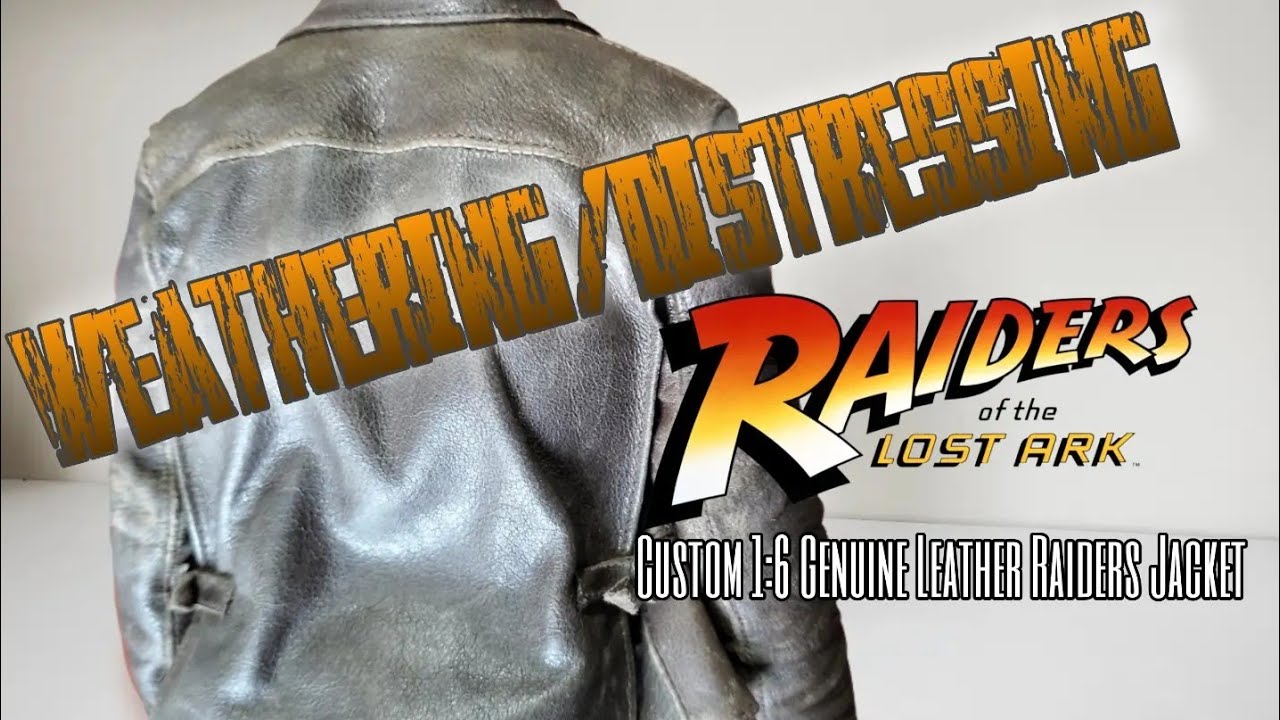 Weathering/Distressing 1:6 Genuine Leather Raiders Jacket
