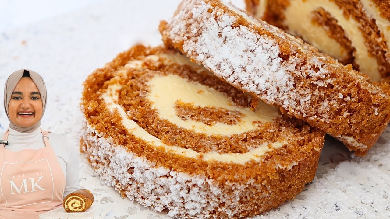 The softest PUMPKIN ROLL recipe I've ever tried. Super moist and easy pumpkin roll cake
