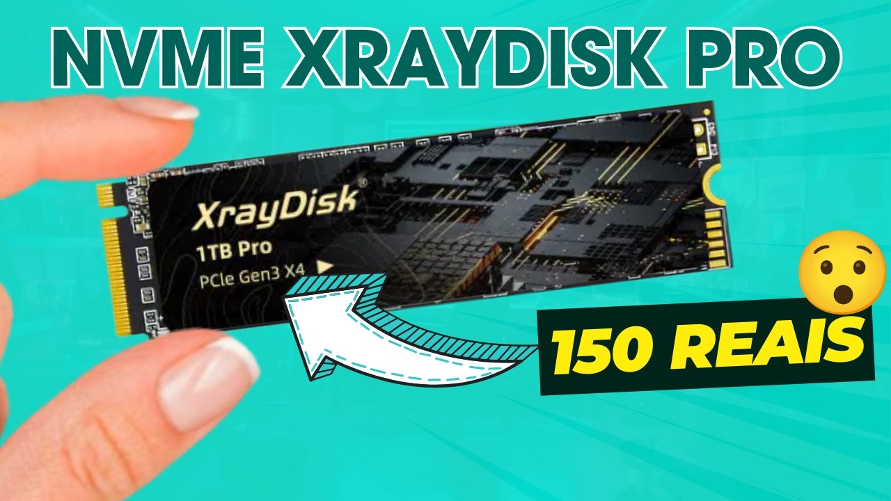 SSD XRAYDISK NVME M.2 PRO é o Melhor do Aliexpress? Unboxing e Teste