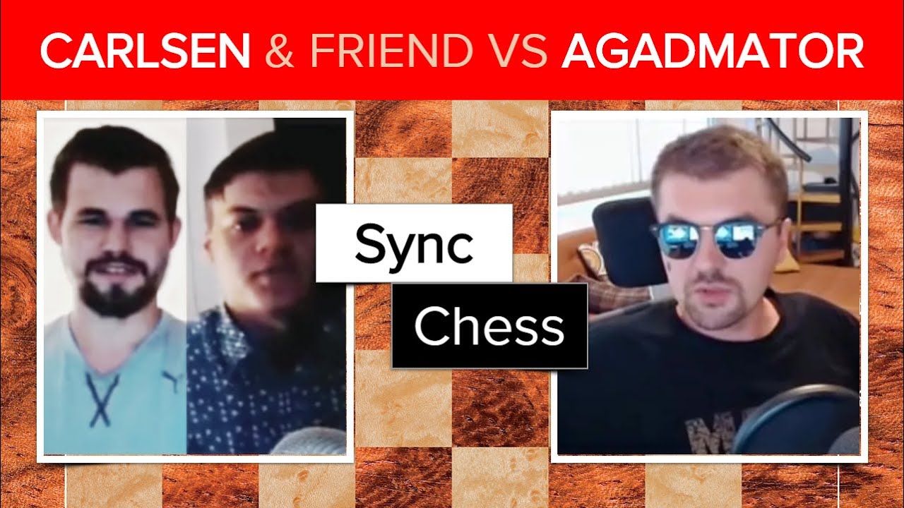 Magnus Carlsen & friend vs Agadmator | Synchronized Dual Commentary