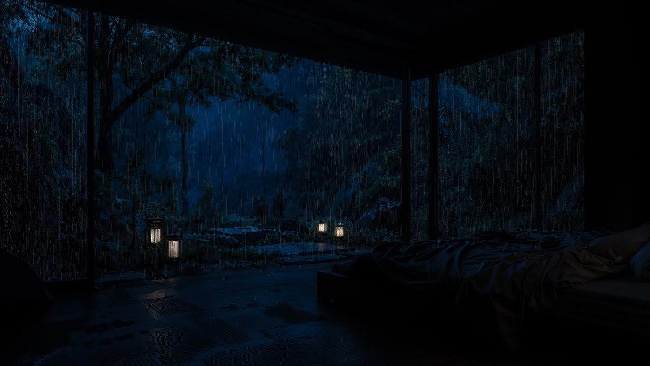 Sonidos suaves de lluvia para conciliar el sueño al instante - Lluvia para relajación y meditación