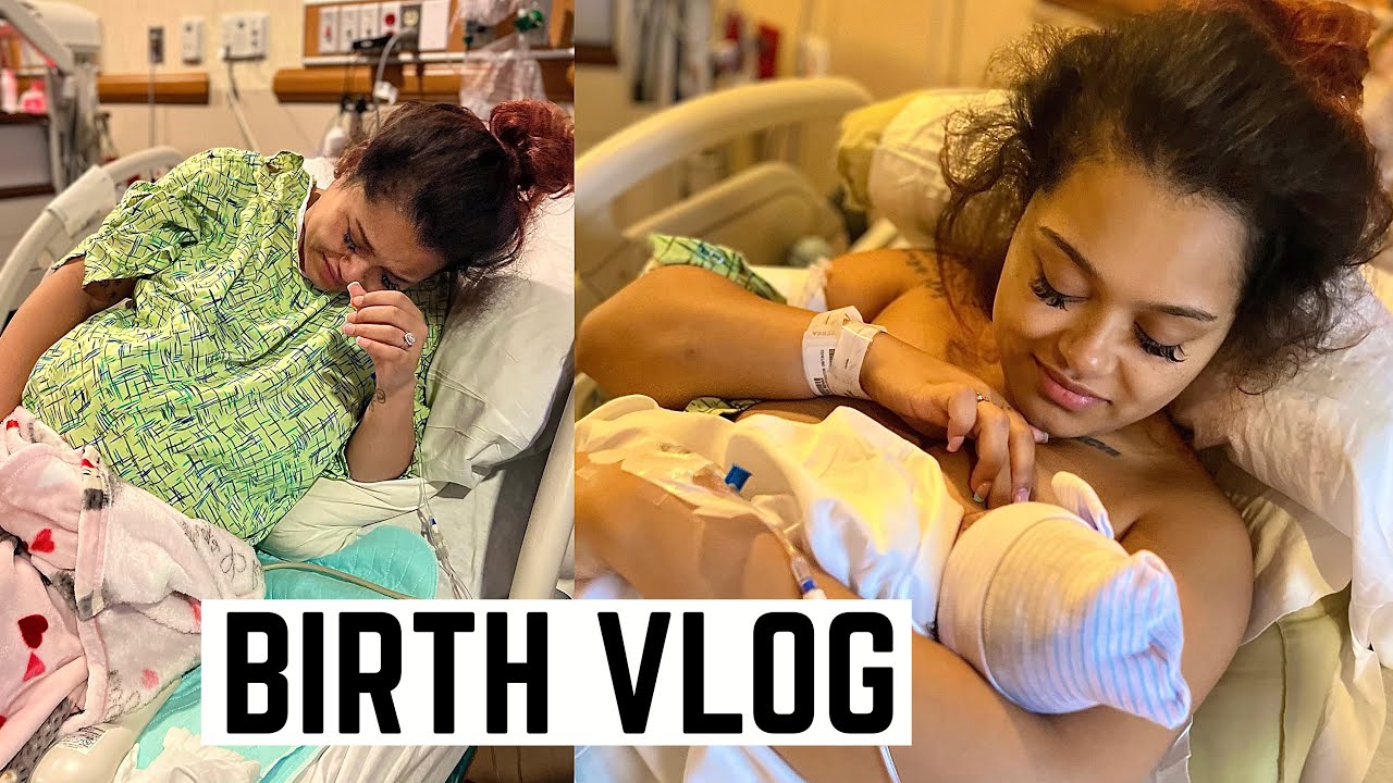 Official Labor And Delivery Vlog! REAL + RAW | Rob and Ally