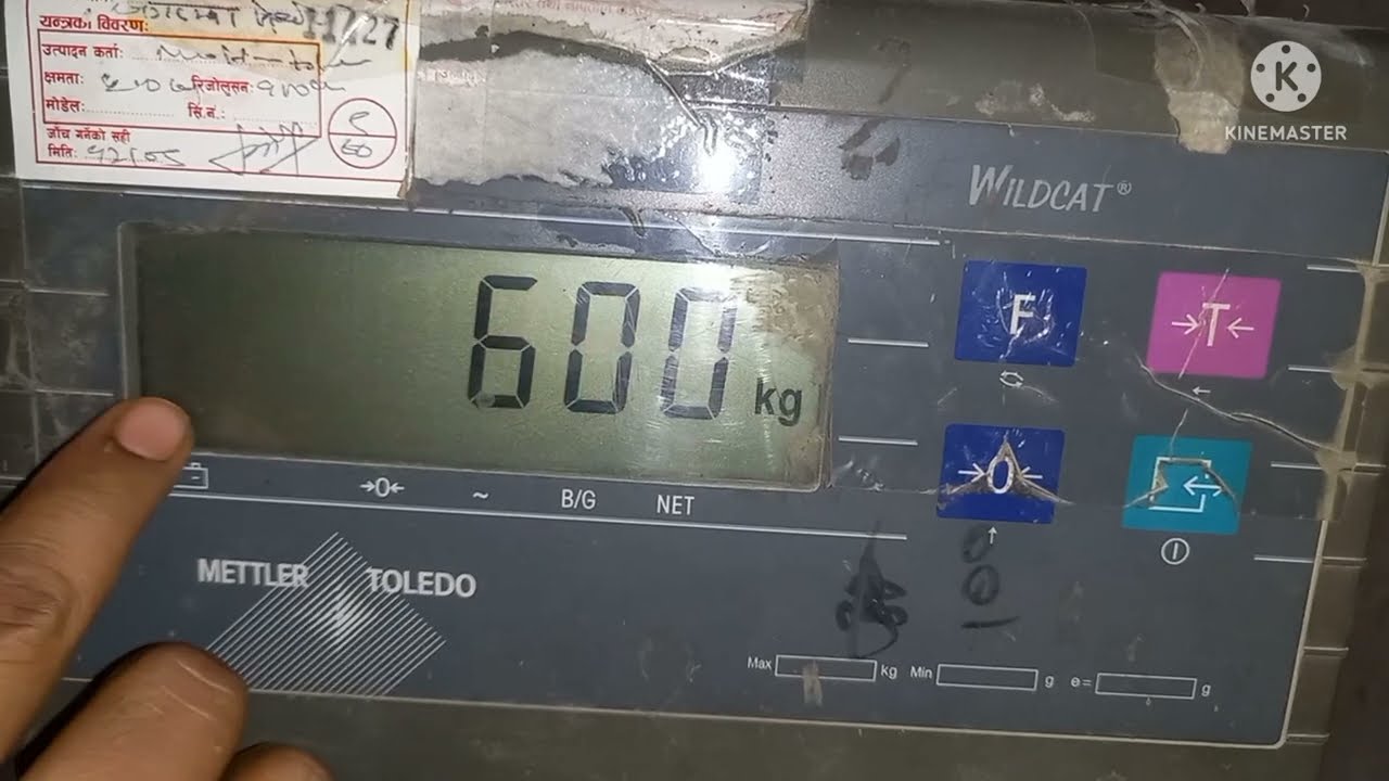METTLER TOLEDO WEIGHING SCALE CALIBRATION PROCESS